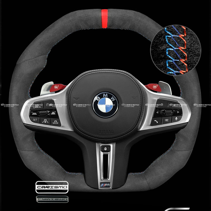 Carismo Steering Wheel For BMW G-Series (M Performance Wheels) - Signature - Full Alcantara (Heated)-Collection