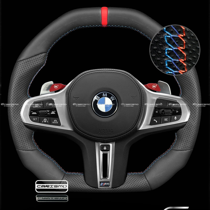 Carismo Steering Wheel For BMW G-Series (M Performance Wheels) - Signature - Full Leather (Heated)-Collection