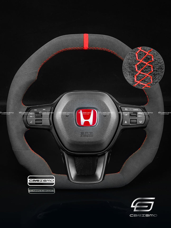 Carismo Steering Wheel For Honda Civic (FE) / Type R (FL5) - Signature - Full Alcantara - Carismo