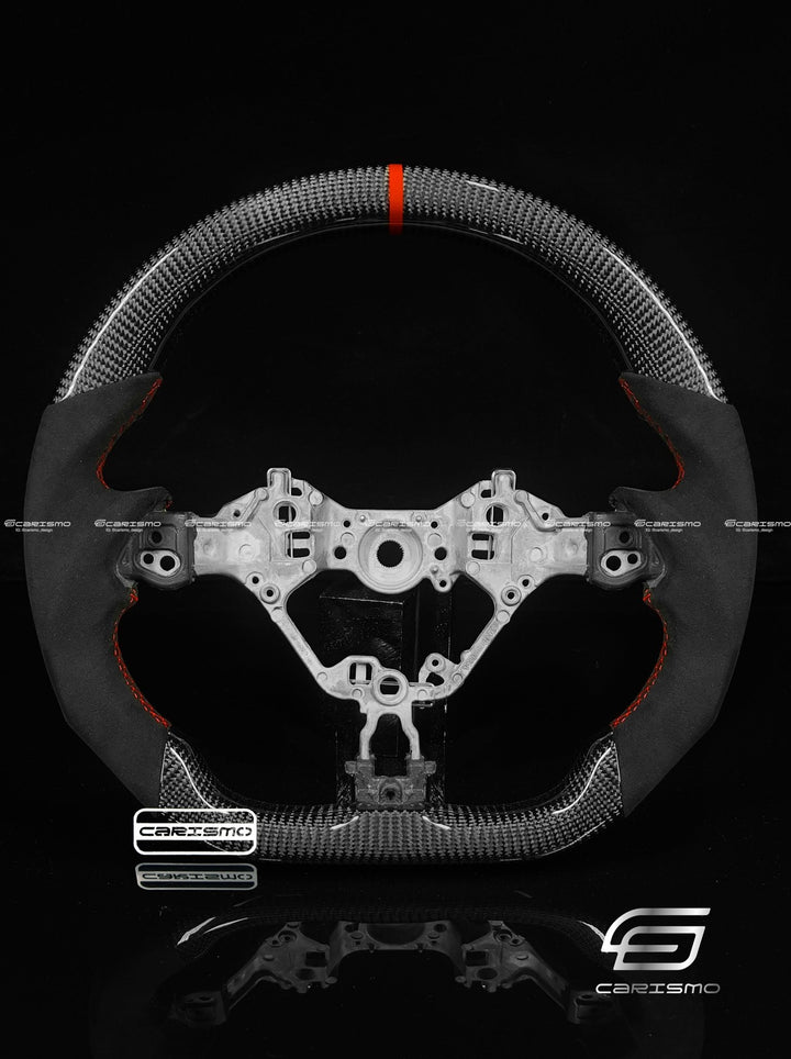 Carismo Steering Wheel For Toyota GR86 (ZN8) - Sport - Gloss Carbon - Alcantara - Carismo