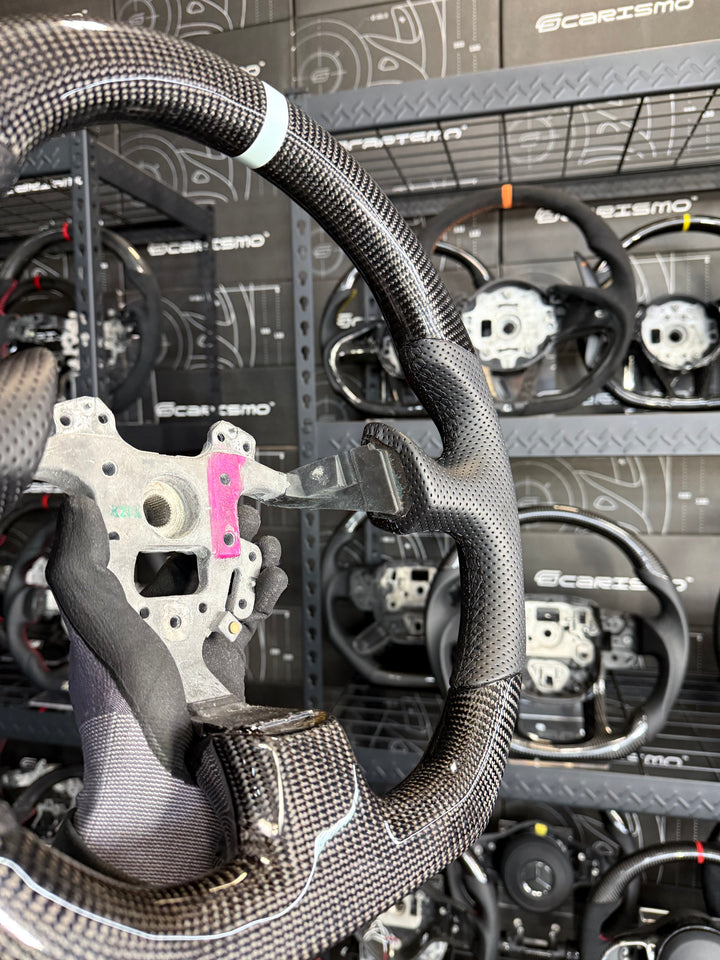 [Media/Test] Honda S2000 - Sport - Gloss Carbon - Perforated Leather - Black Stitching - Light Blue Stripe