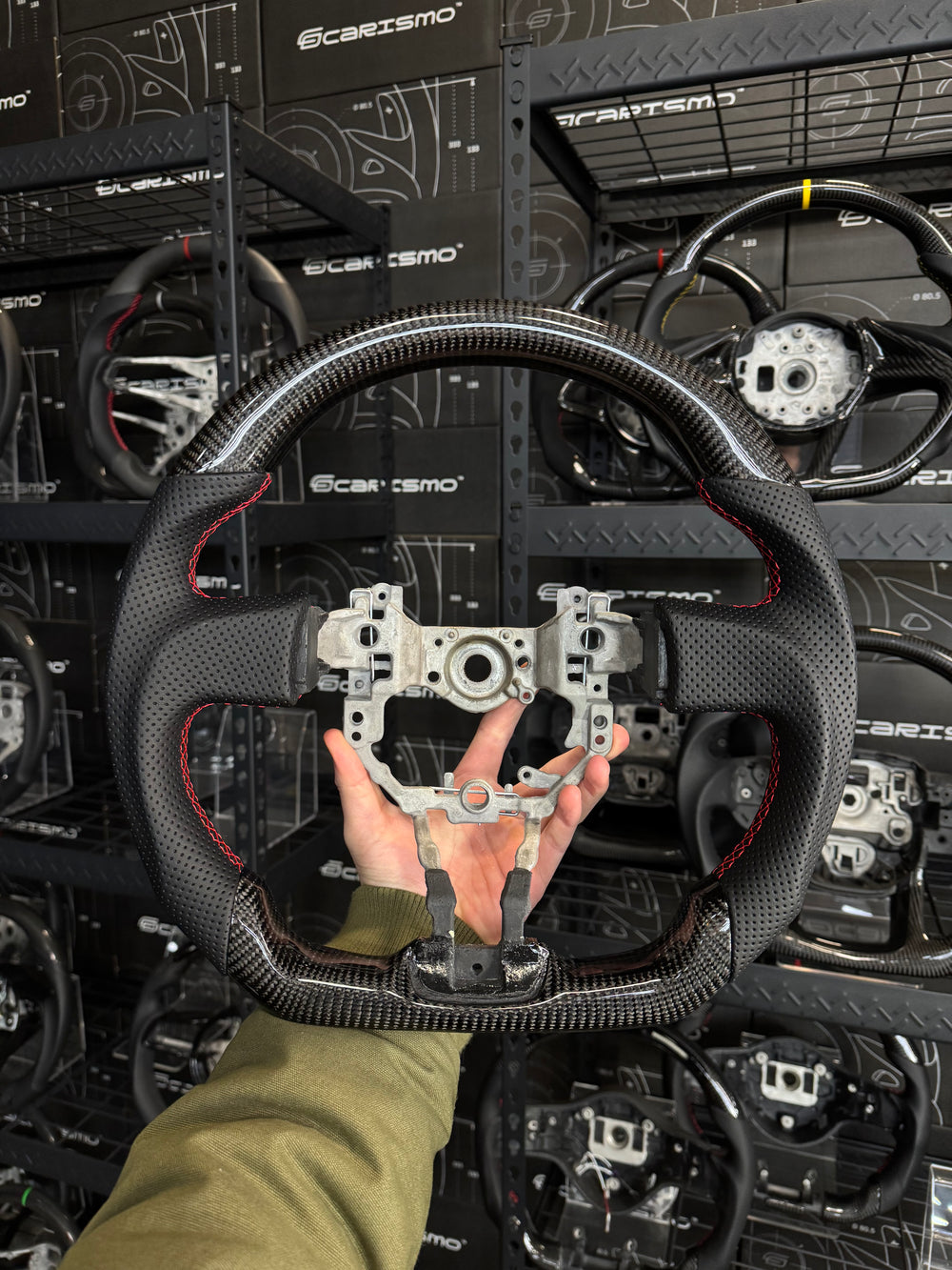 Custom steering wheel build