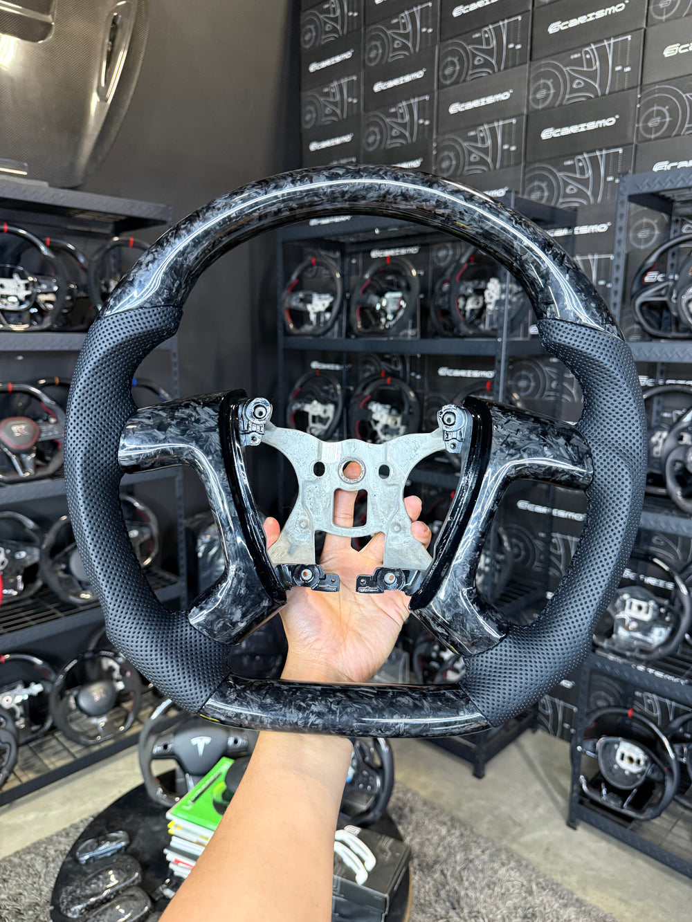 Custom steering wheel build