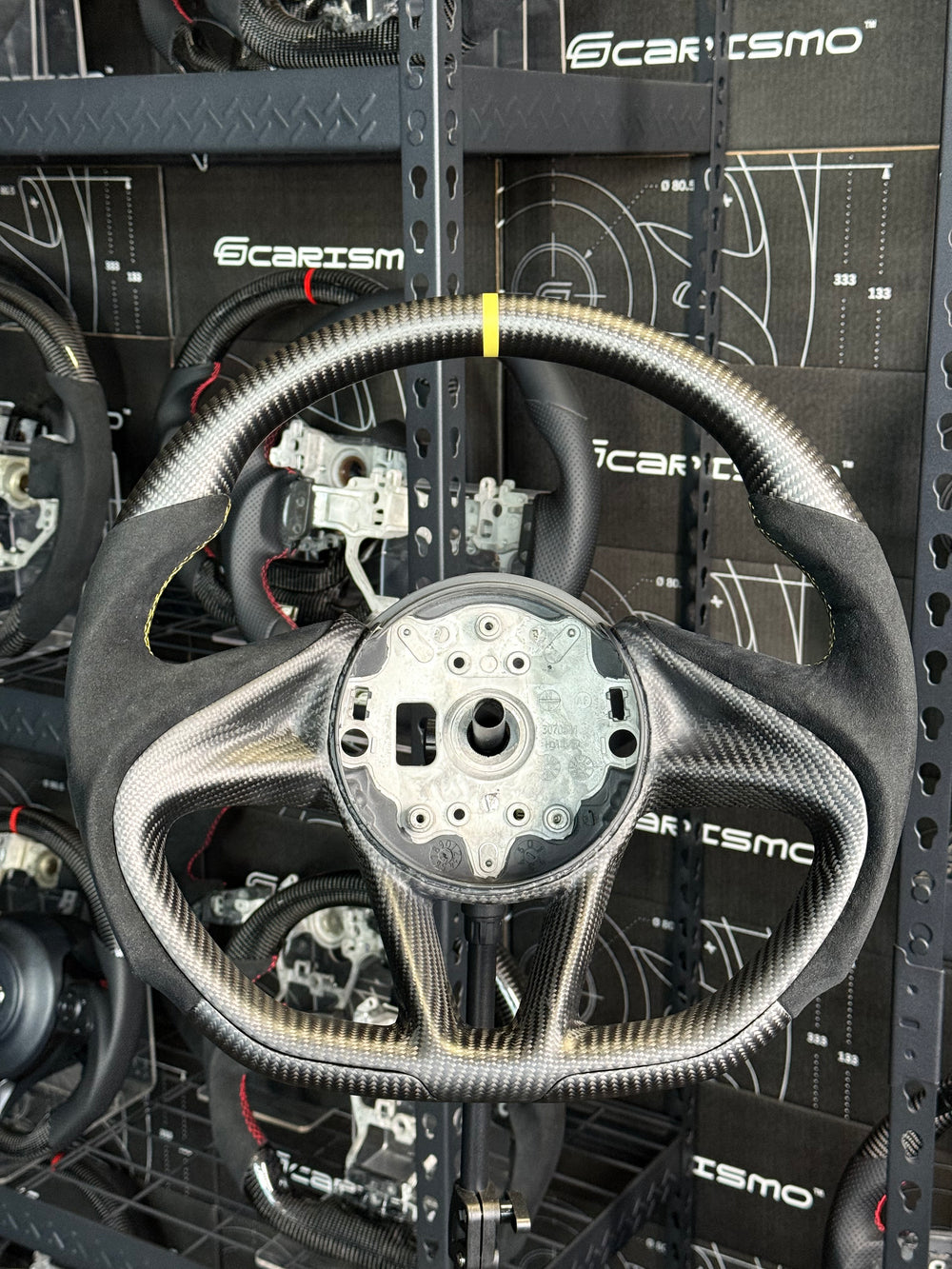 [Media/Test] McLaren Super Series - Sport - Matte Carbon - Alcantara - Yellow Stitching - Yellow Stripe