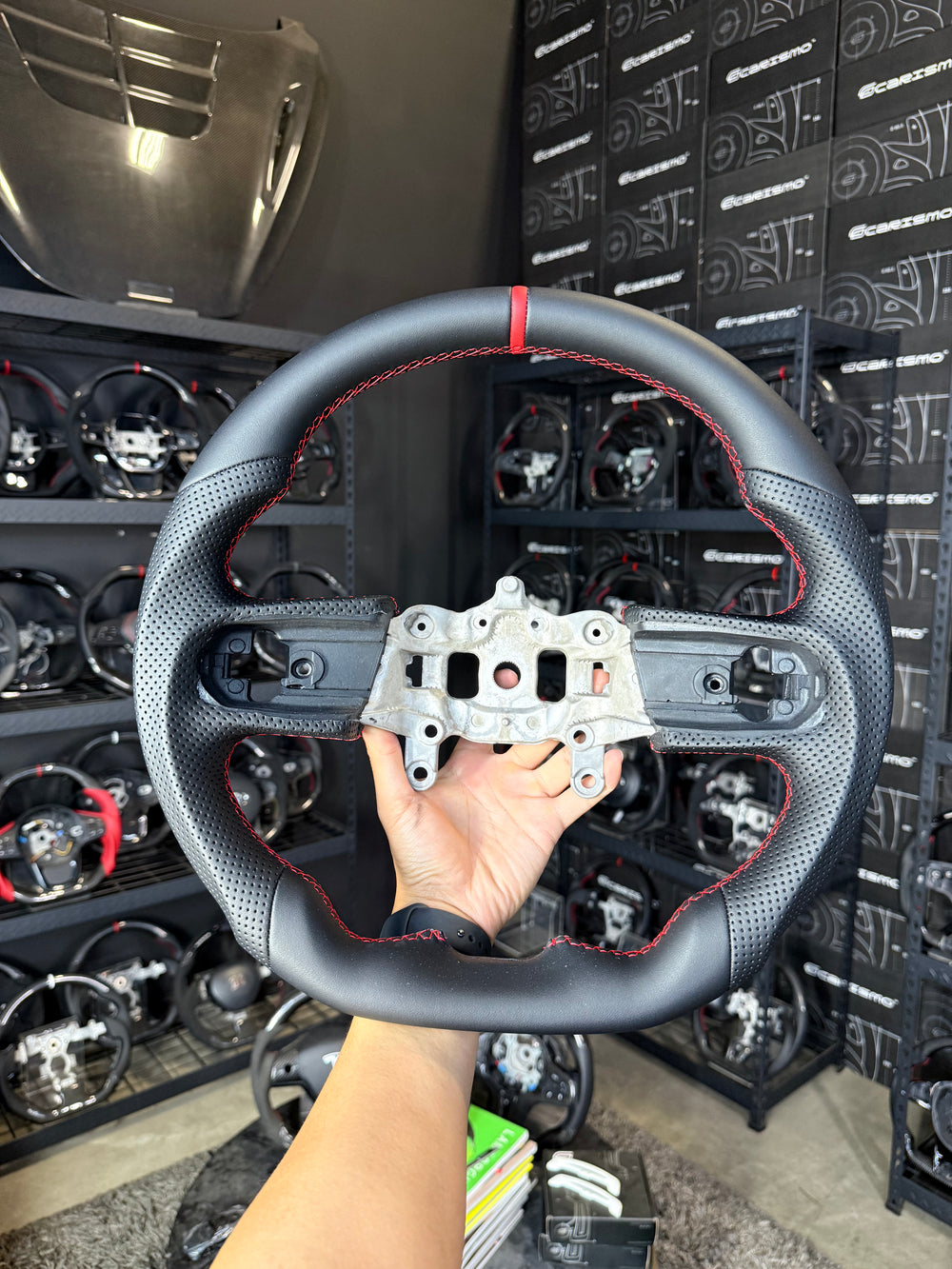 Custom steering wheel build