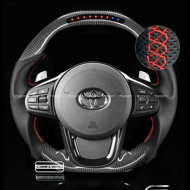 Toyota Supra · RPM LED shiftlight steering wheel by Carismo