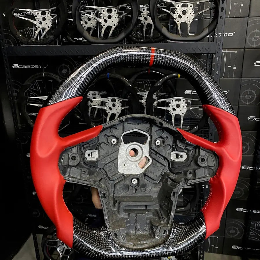 Smooth leather Carismo steering wheel