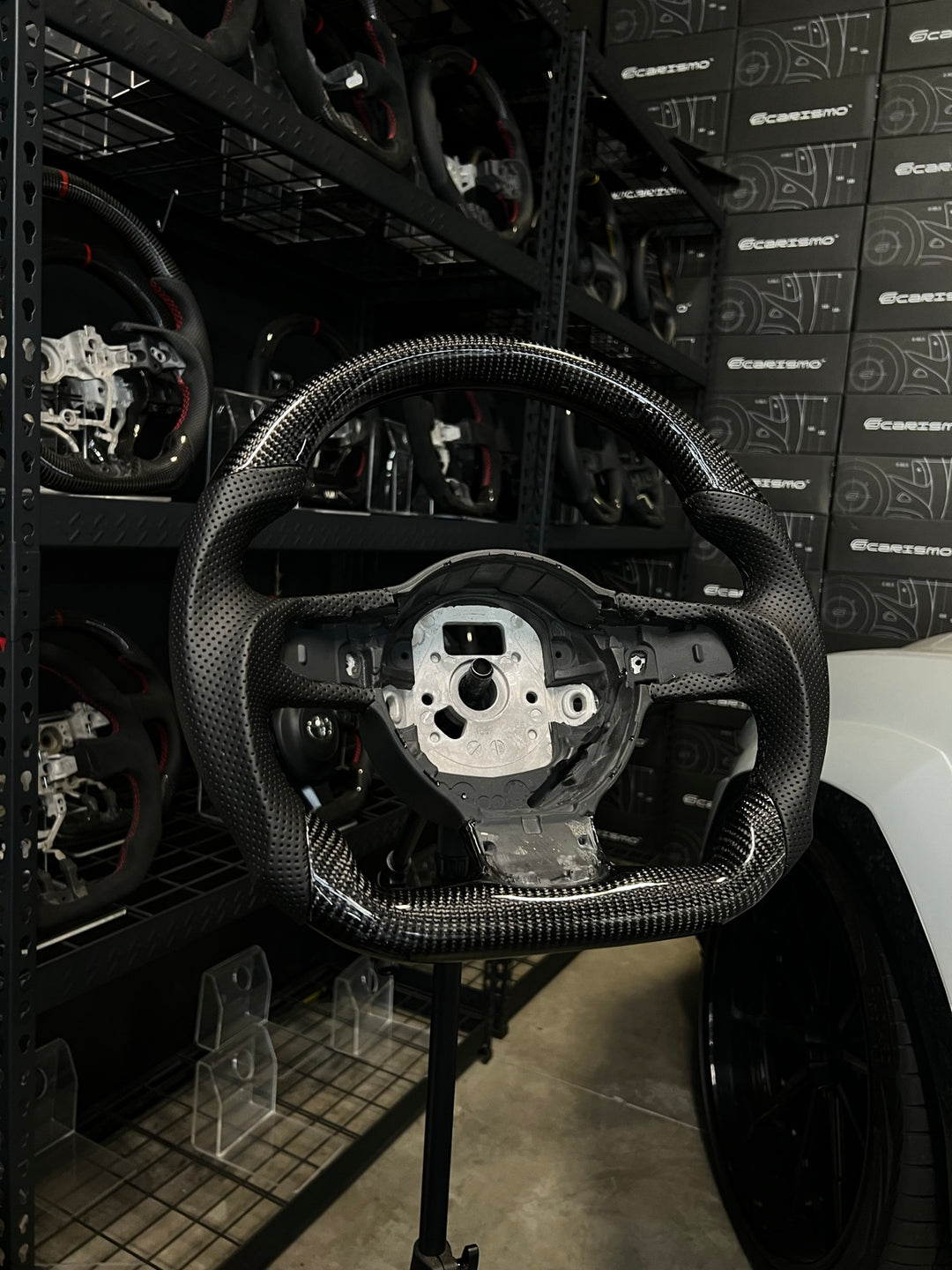 [Made to Order] Audi R8 (Gen 1) - Sport - Gloss Carbon - Perforated Leather - Black Stitching - No Stripe