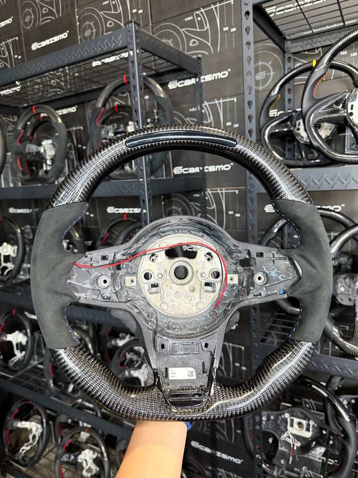 [Made to Order] BMW Z4 (E89) - Sequential RPM LED - Gloss Carbon - Alcantara - BMW M Colors Stitching - No Stripe
