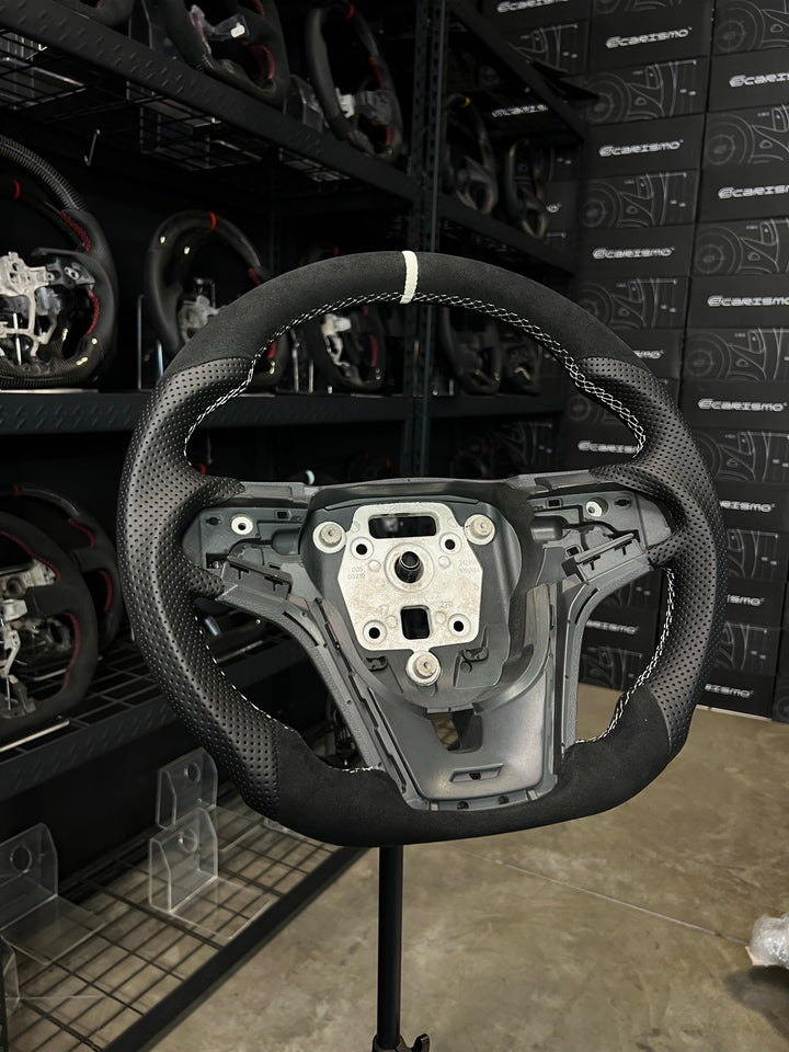 [Made to Order] Chevrolet Camaro (Gen 5 Facelift) - Sport - No Carbon (Alcantara) - Perforated Leather - White Stitching - White Alcantara Stripe