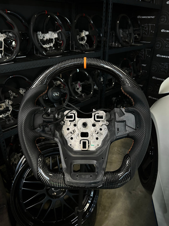 [Made to Order] Ford Bronco (Gen 6) - Sport - Gloss Carbon - Perforated Leather - Orange Stitching - Orange Stripe