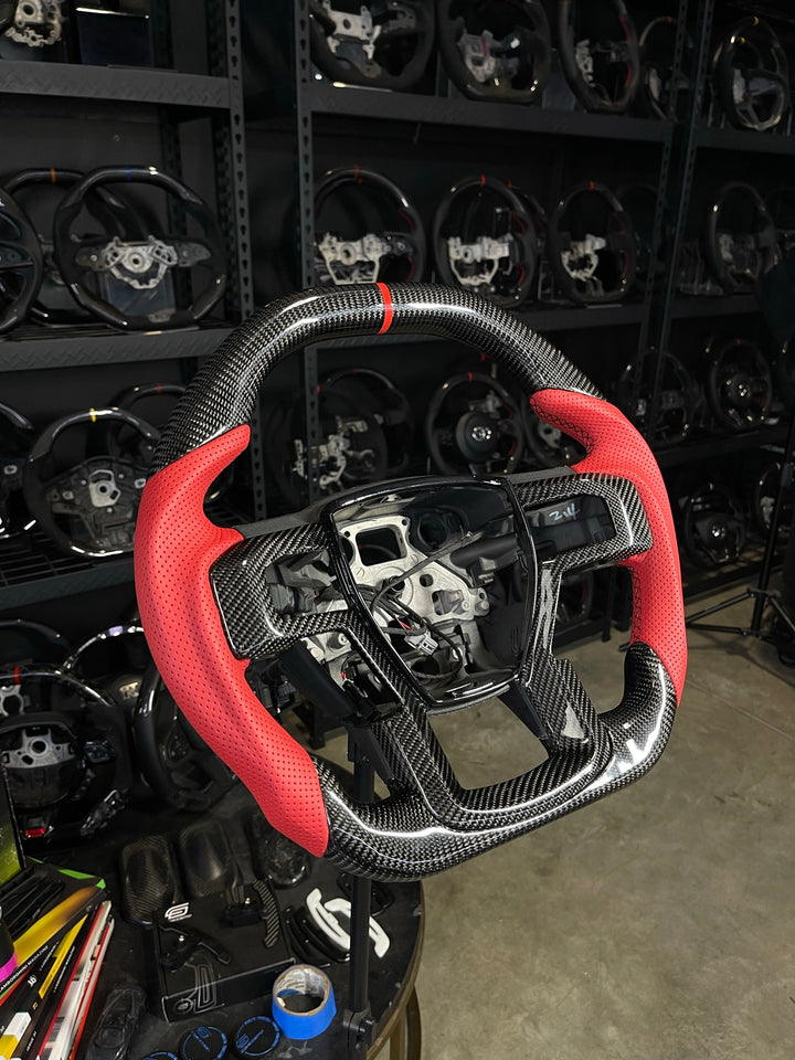 [Made to Order] Ford F-150 Raptor (Gen 2) - Signature - Gloss Carbon - Red Perforated Leather - Black Stitching - Red Stripe