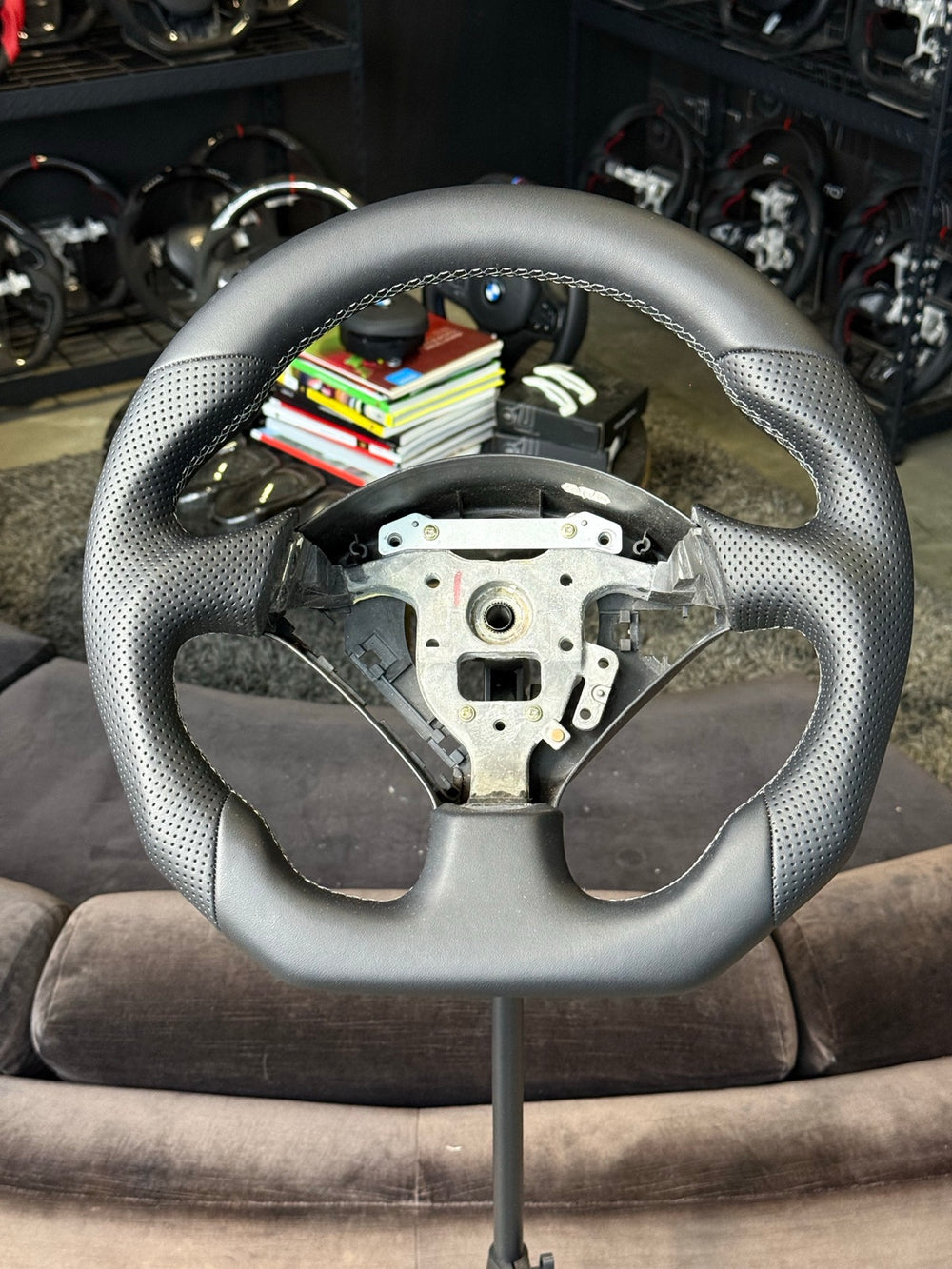 [Made to Order] Honda S2000 (AP1/AP2) - Sport - (Full Leather) Smooth Leather - Perforated Leather - Grey Stitching - No Stripe