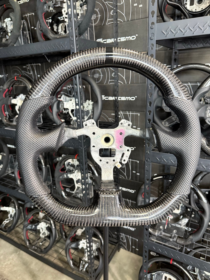 [Made to Order] Honda S2000 (AP1/AP2) - Sport - Gloss Carbon - Perforated Leather - Black Stitching - Black Stripe