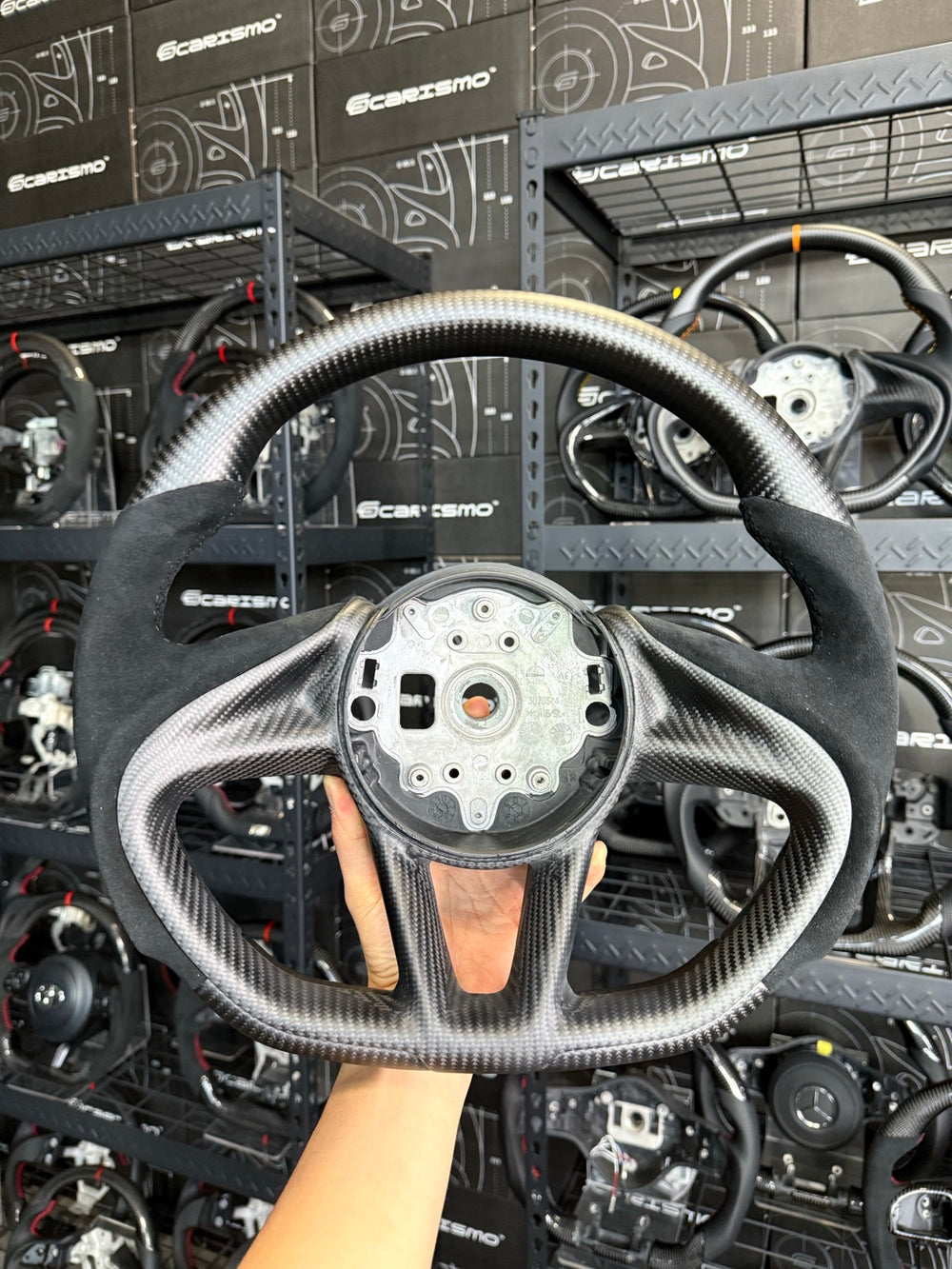 [Made to Order] McLaren Super Series - Sport - Matte Carbon - Alcantara - Black Stitching - No Stripe