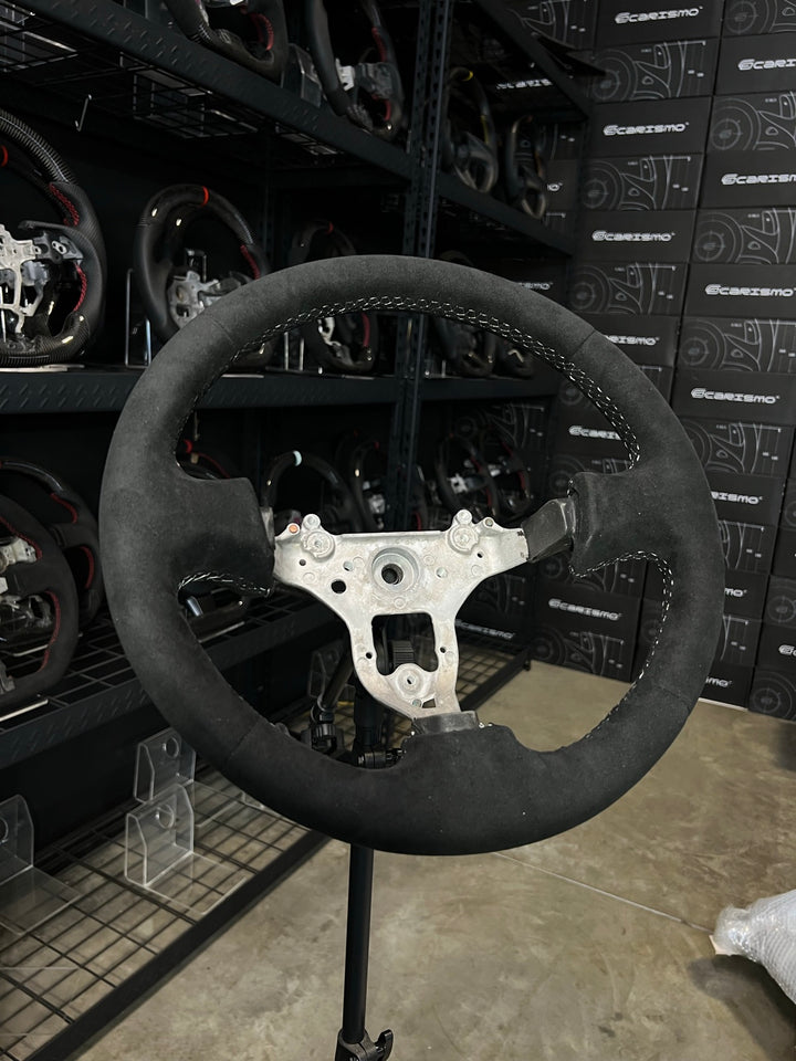 [Made to Order] Nissan GT-R (R34) - OEM Shape - Full Alcantara - Alcantara - Grey Stitching - No Stripe