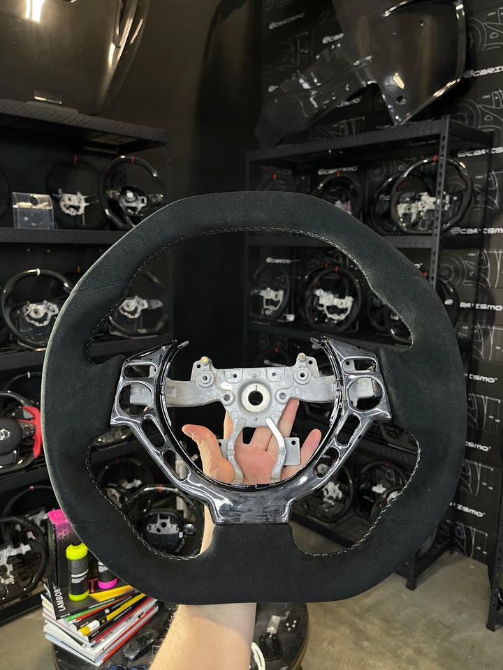 [Made to Order] Nissan GT-R (R35 CBA & DBA) - Signature - Full Alcantara - Alcantara - Grey Stitching - No Stripe