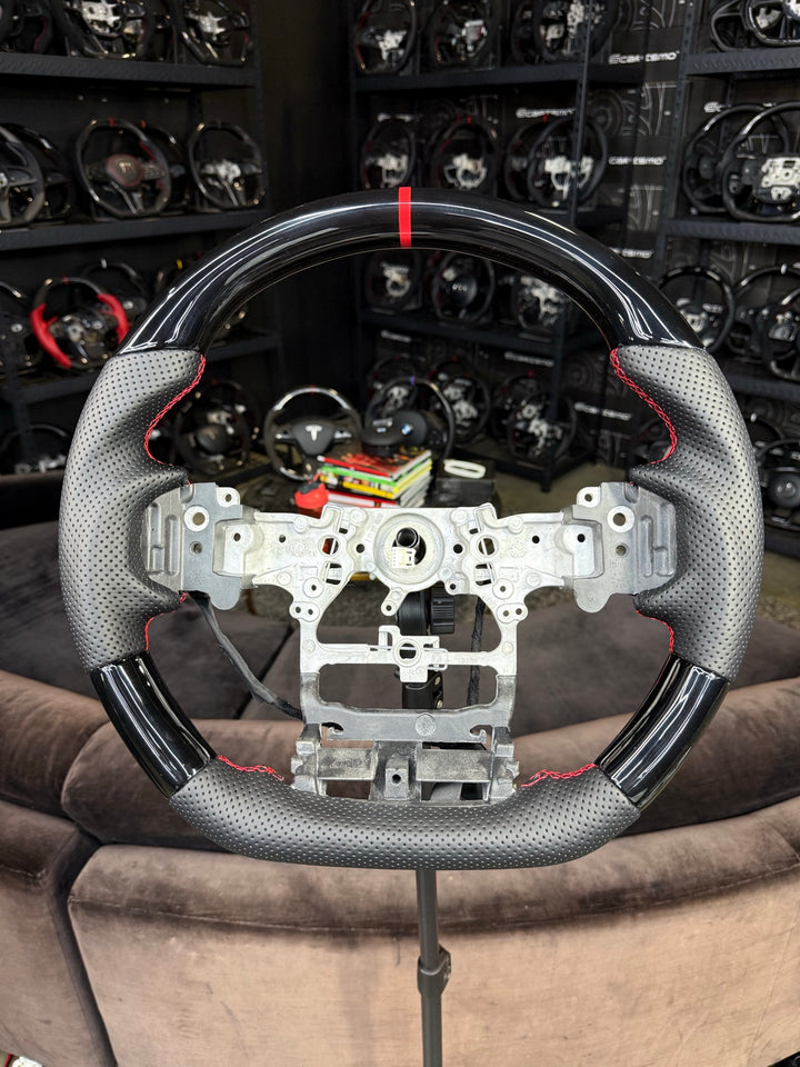 [Made to Order] Toyota Land Cruiser (J200 2nd Facelift) - Sport - (No Carbon) Piano Black - Perforated Leather - Red Stitching - Red Stripe