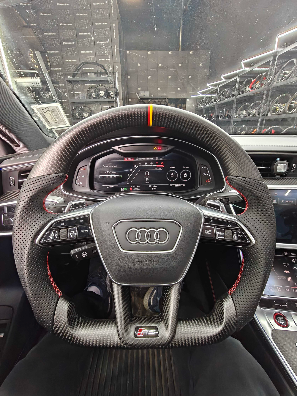 Custom steering wheel build