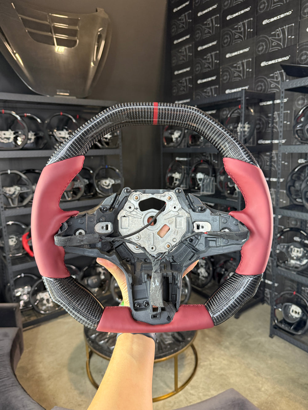 Custom steering wheel build
