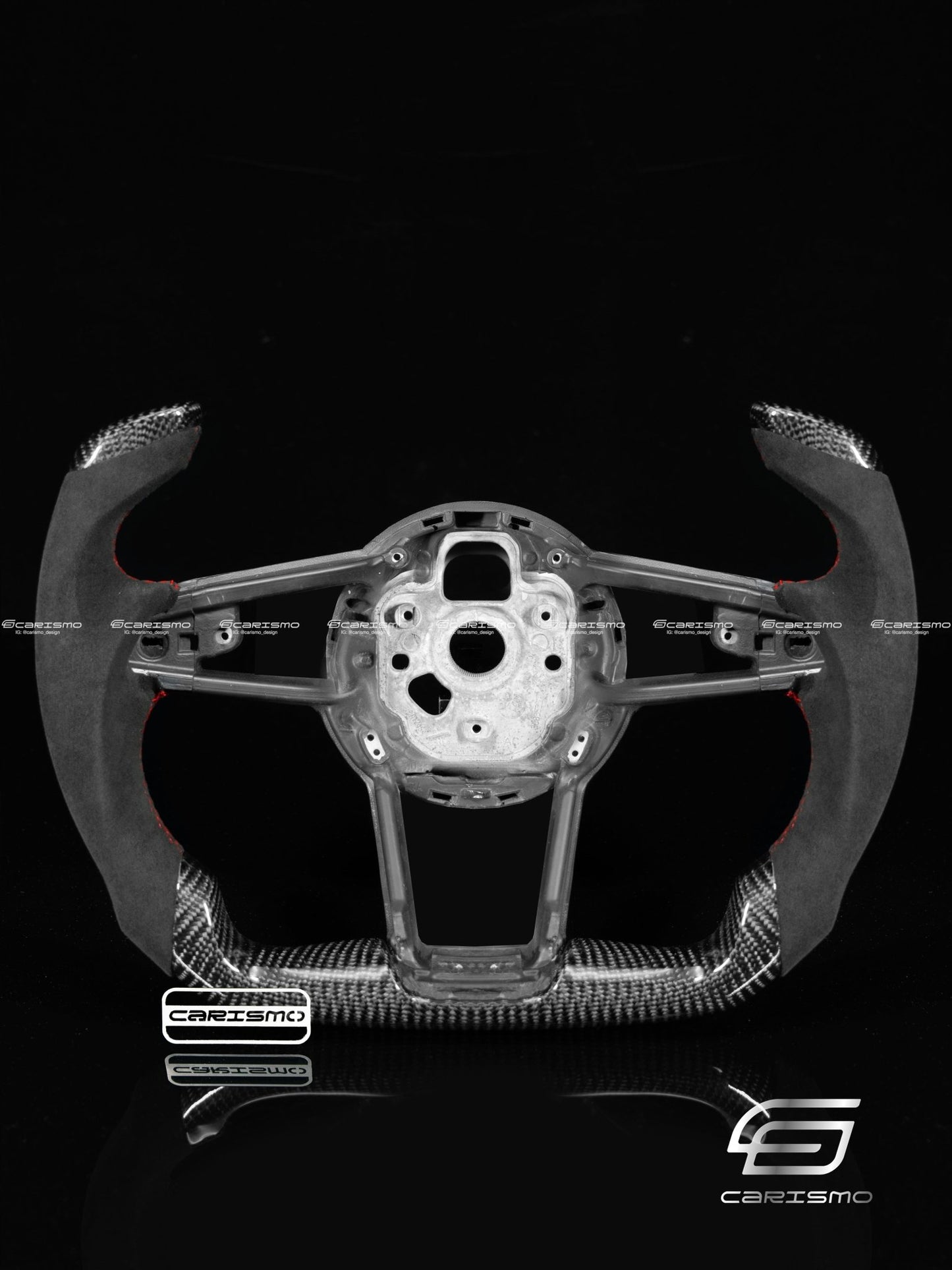 Carismo Steering Wheel For Audi R8 (Gen 2) - F1 Competition - Gloss Carbon - Alcantara - Carismo