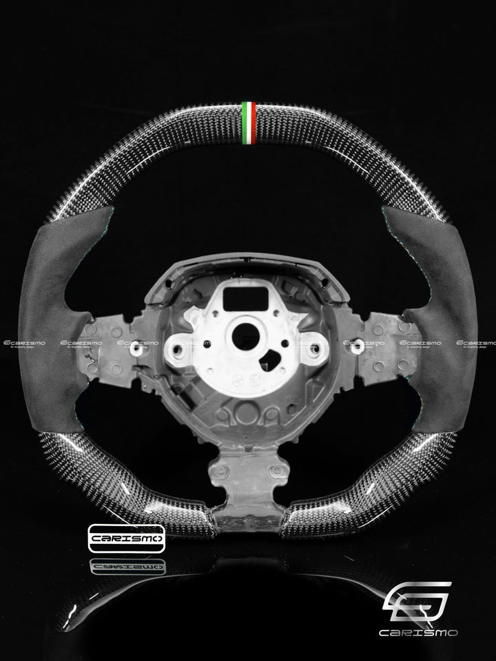 Carismo Steering Wheel For Lamborghini Aventador - Signature - Gloss Carbon - Alcantara - Carismo
