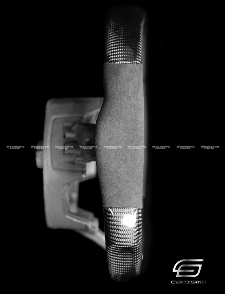 Carismo Steering Wheel For Lamborghini Aventador - Signature - Gloss Carbon - Alcantara - Carismo