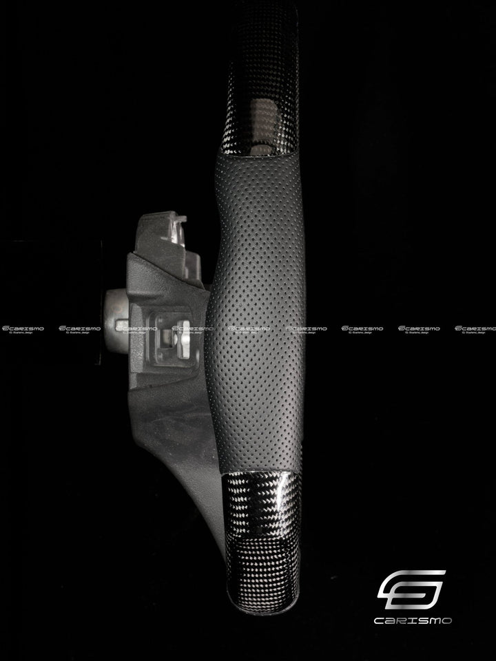 Carismo Steering Wheel For Lamborghini Aventador - Signature - Gloss Carbon - Perforated Leather - Carismo
