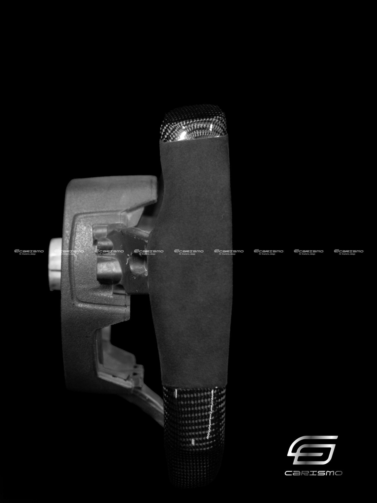Carismo Steering Wheel For Lamborghini Huracan - F1 Competition - Gloss Carbon - Alcantara - Carismo