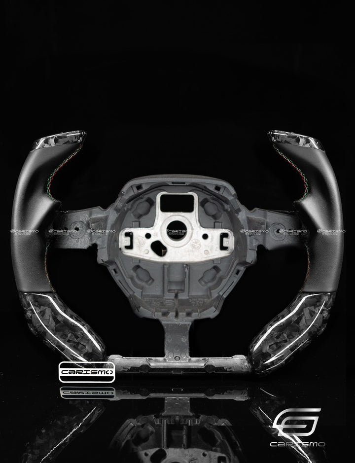 Carismo Steering Wheel For Lamborghini Huracan - F1 Competition - Gloss Forged Carbon - Smooth Leather - Carismo