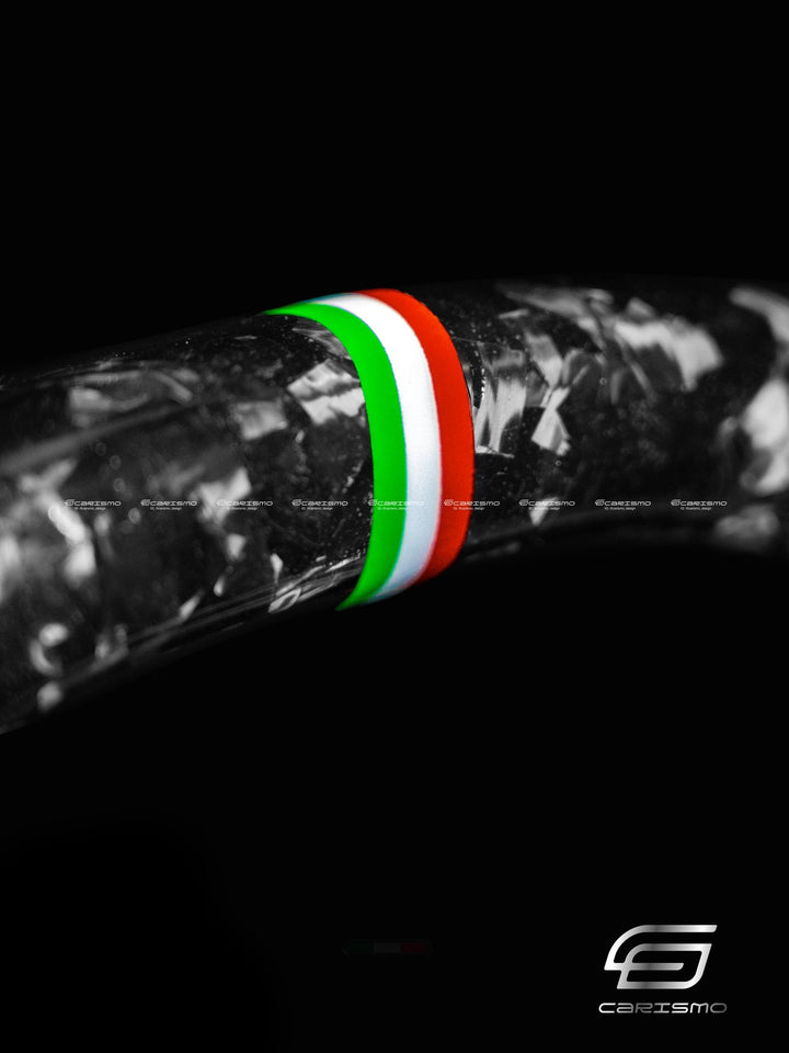 Carismo Steering Wheel For Lamborghini Huracan - Signature - Gloss Forged Carbon - Alcantara - Carismo