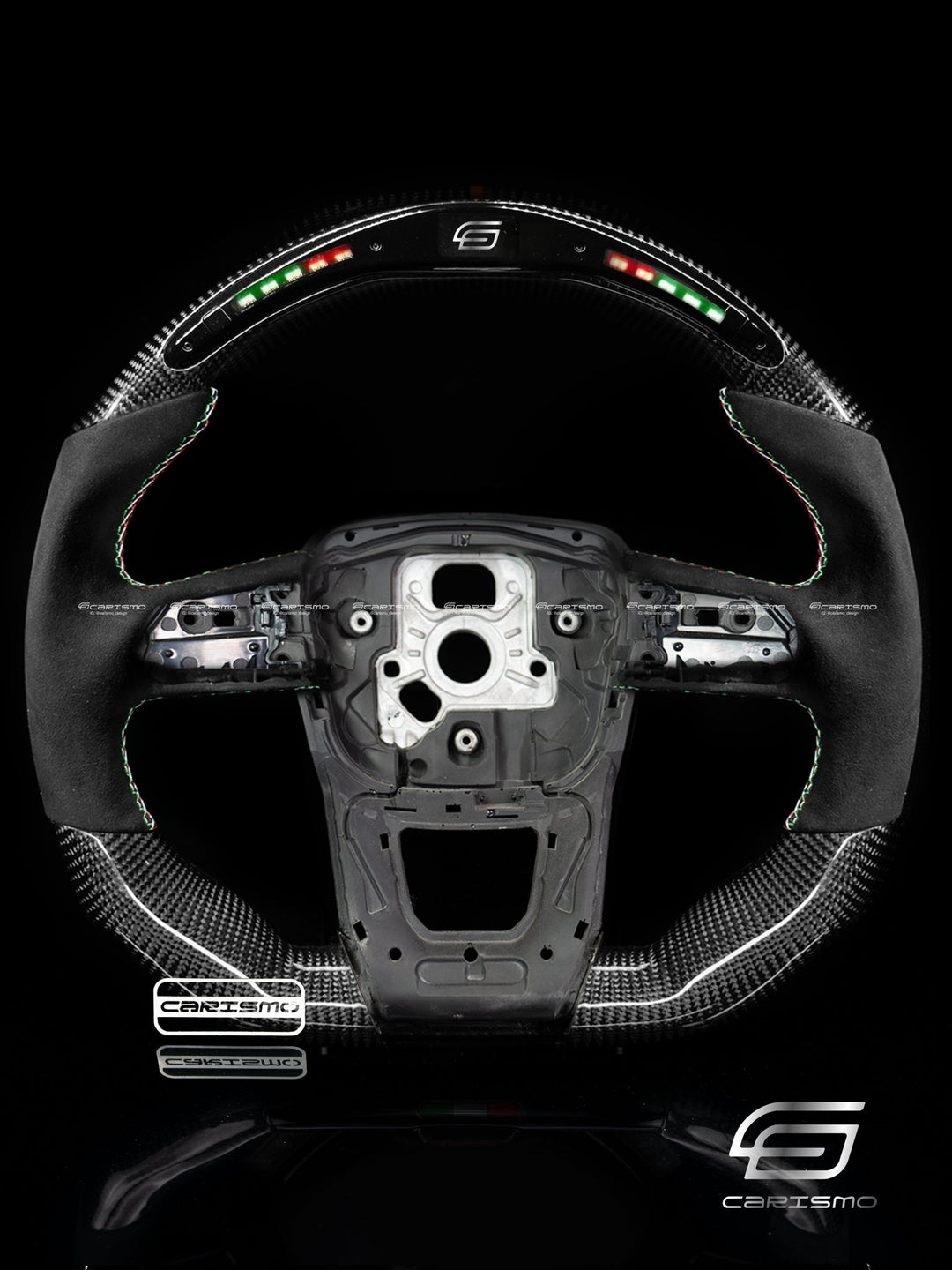 Carismo Steering Wheel For Lamborghini Urus - Classic RPM LED - Gloss Carbon - Alcantara - Carismo