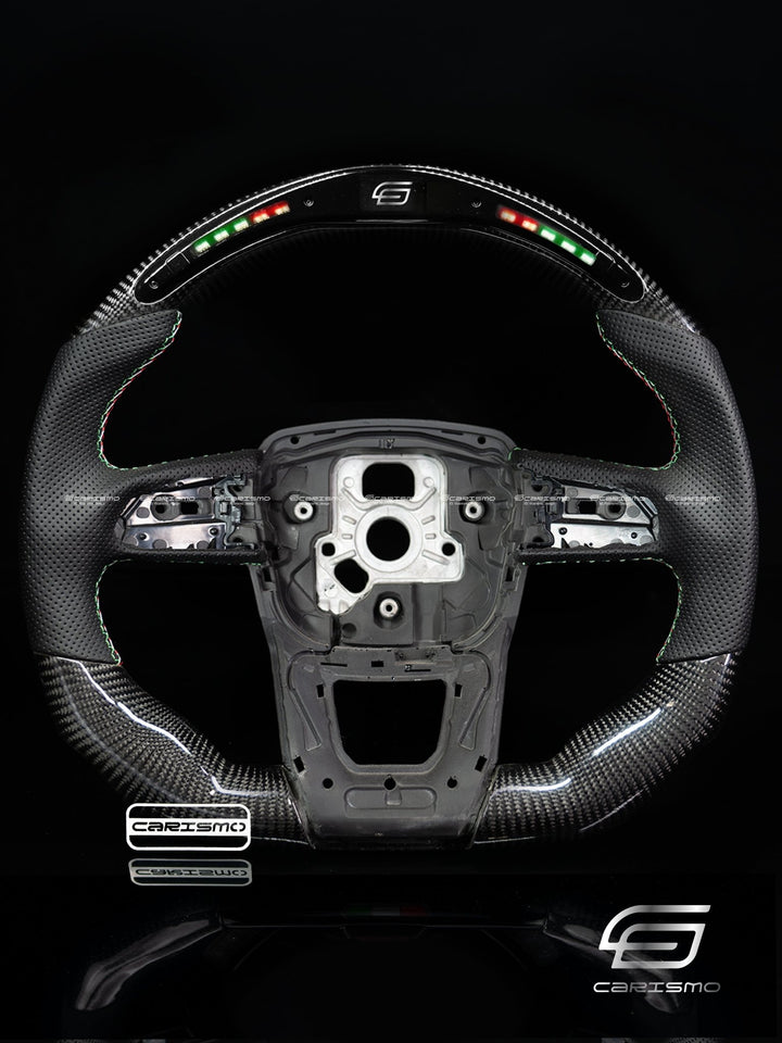 Carismo Steering Wheel For Lamborghini Urus - Classic RPM LED - Gloss Carbon - Perforated Leather - Carismo