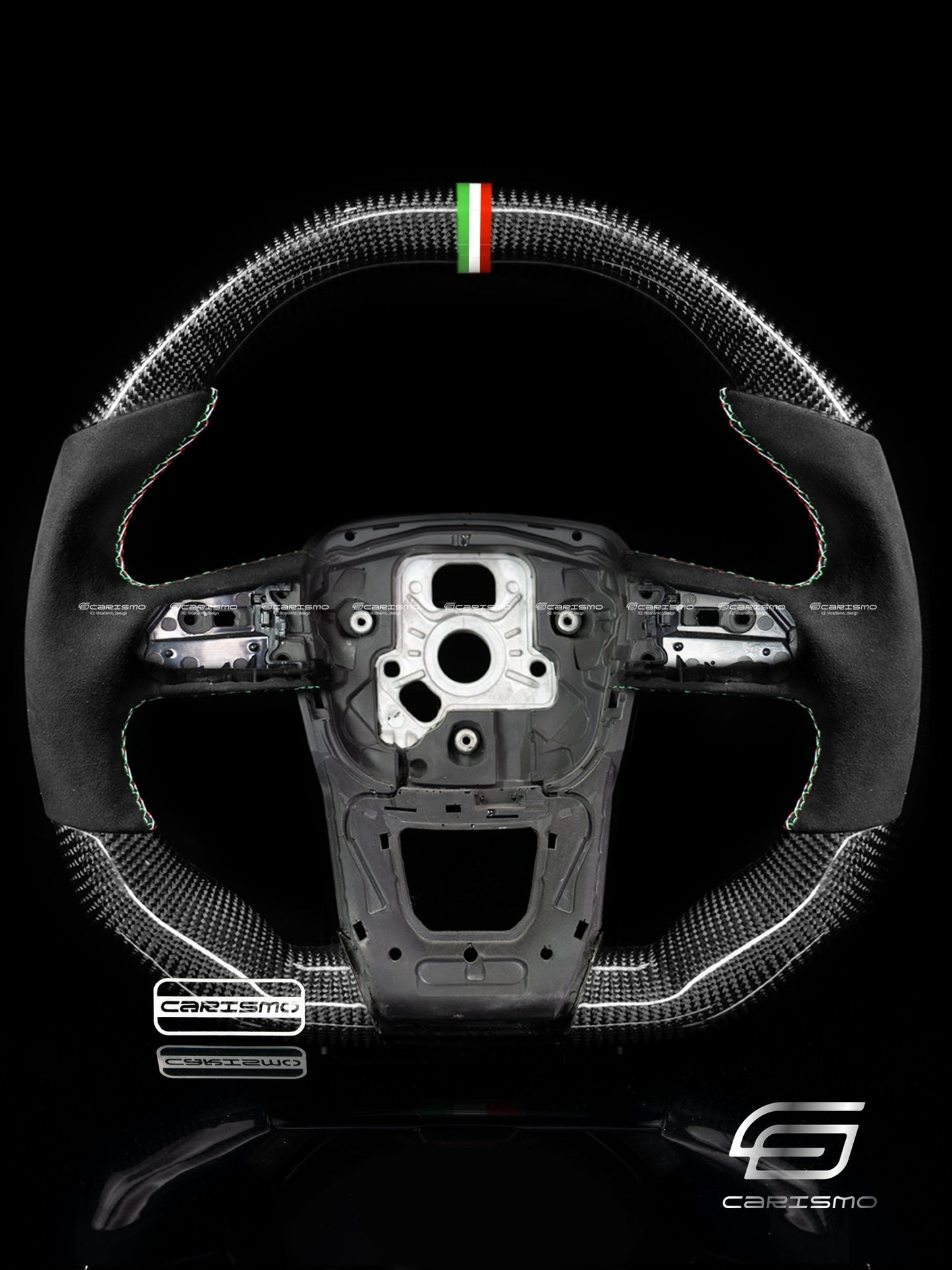 Carismo Steering Wheel For Lamborghini Urus - Signature - Gloss Carbon - Alcantara - Carismo