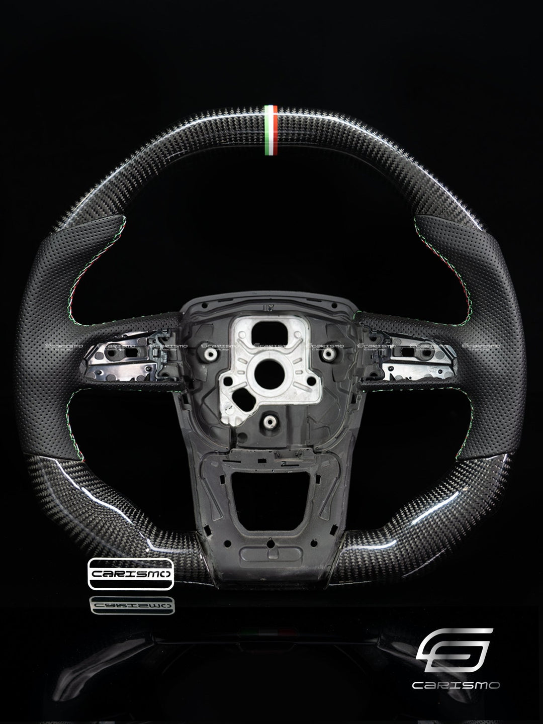 Carismo Steering Wheel For Lamborghini Urus - Signature - Gloss Carbon - Perforated Leather - Carismo