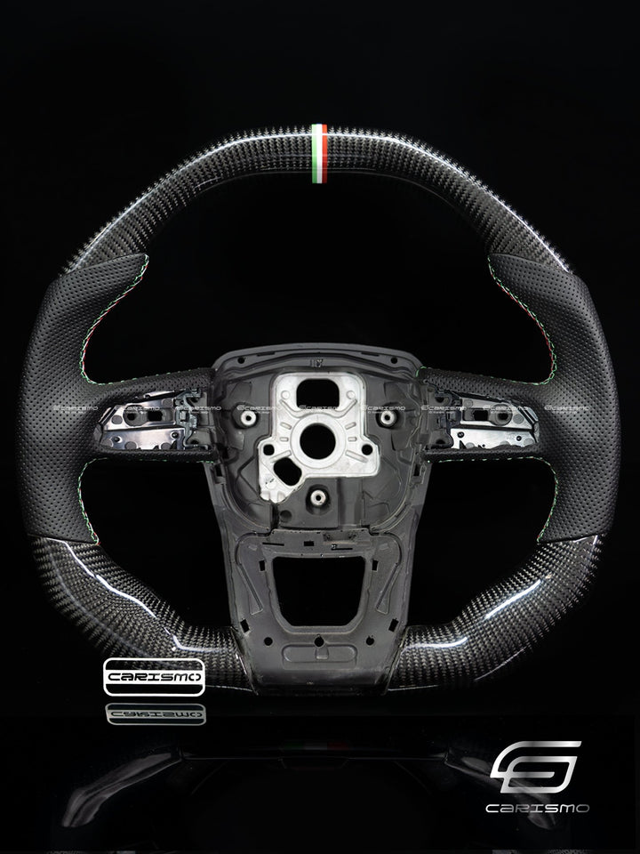 Carismo Steering Wheel For Lamborghini Urus - Signature - Gloss Carbon - Perforated Leather - Carismo