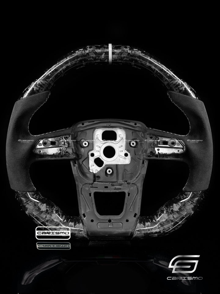 Carismo Steering Wheel For Lamborghini Urus - Signature - Gloss Forged Carbon - Alcantara - Carismo