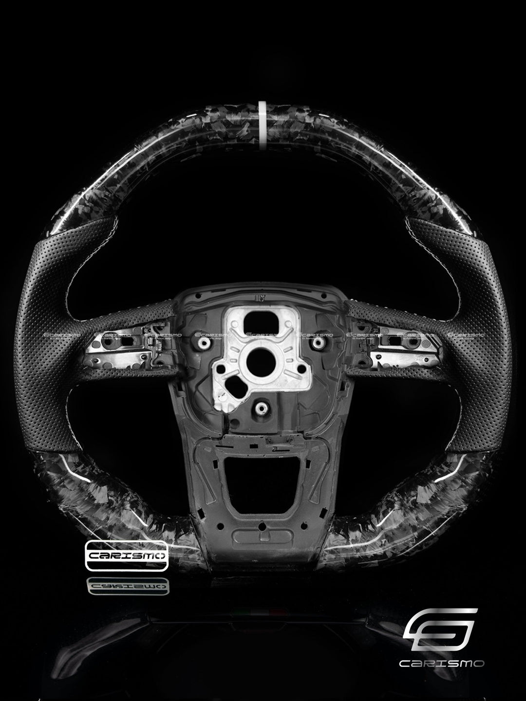 Carismo Steering Wheel For Lamborghini Urus - Signature - Gloss Forged Carbon - Perforated Leather - Carismo