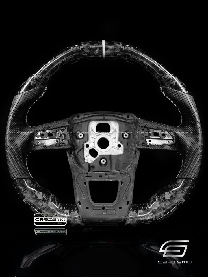 Carismo Steering Wheel For Lamborghini Urus - Signature - Gloss Forged Carbon - Perforated Leather - Carismo