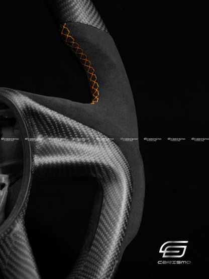 Carismo Steering Wheel For McLaren 720S / 765LT - Super Series Wheel - Sport - Matte Carbon - Alcantara - Carismo