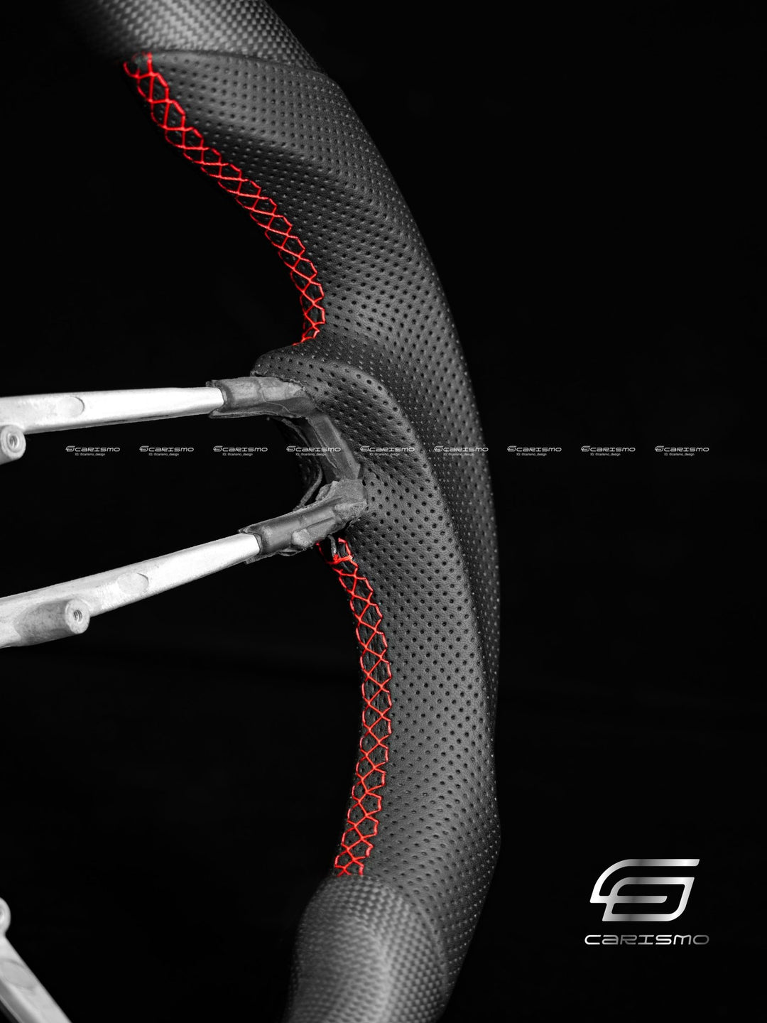 Carismo Steering Wheel For Porsche 911 (992) - Sport - Matte Plain Carbon - Perforated Leather - Carismo